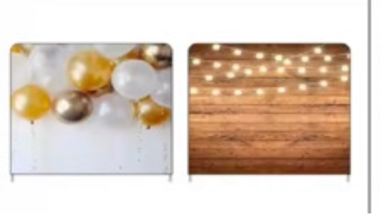 Elegant Balloons & Rustic Lights