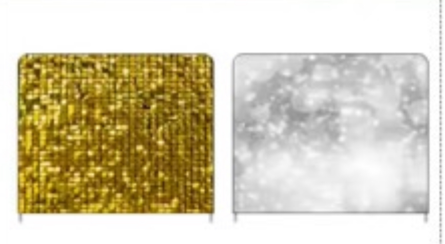 Sparkling Gold & Silver Sequin